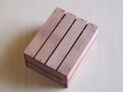 画像2: 【DIY】木製ハガキハーフサイズ大ケース/マホガニー