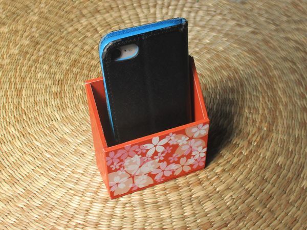 画像: 【DIY】桜の携帯ホルダー（オレンジ）